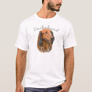 T-shirt Dachshund (aux cheveux longs) Papa 2