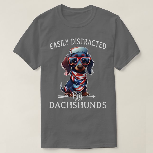 T-shirt Dachshund avec amour (Design devant)