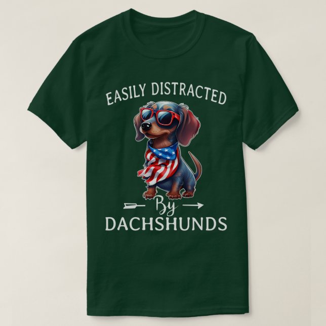 T-shirt Dachshund avec amour 1 (Design devant)