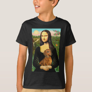 T-shirt Dachshund (brun1) - Mona Lisa