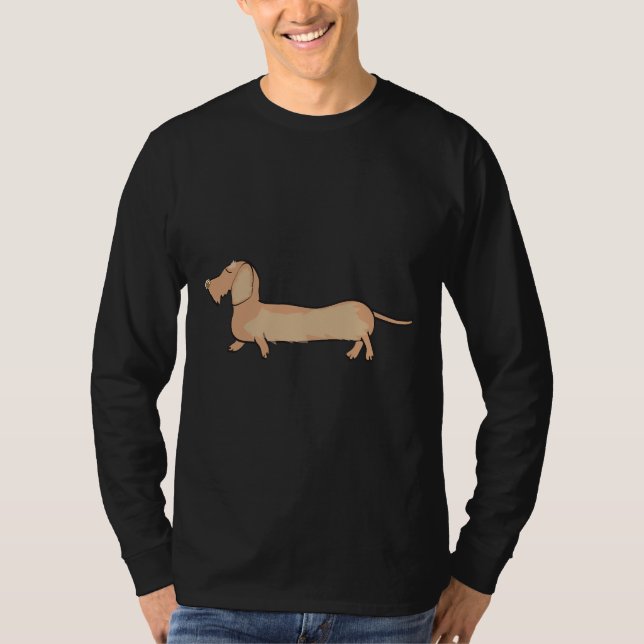 T-shirt Dachshund câblé (Devant)
