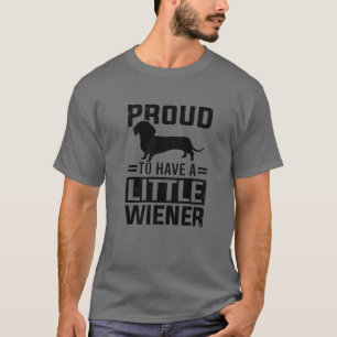 T-shirt Dachshund Chien Fier D'Avoir Un Petit Weiner