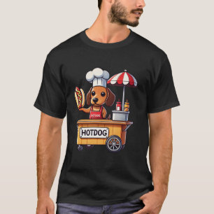 T-shirt Dachshund Chien Funny Weenie Saucisse Hotdog Sandw