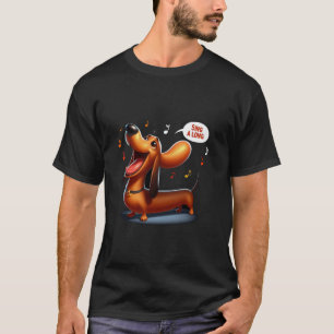 T-shirt Dachshund Chien Hommes Femmes Enfants Garçons Fill