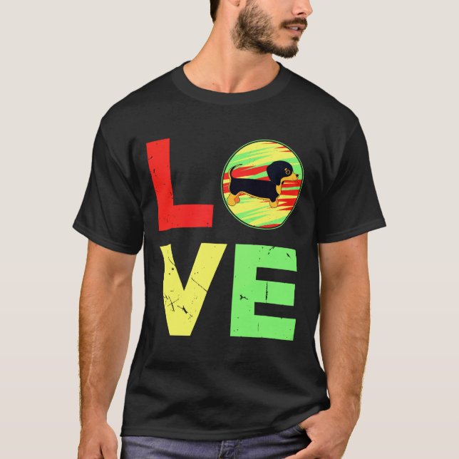 T-shirt Dachshund Chien Maman Dachshund (Devant)