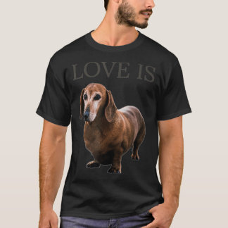 T-shirt Dachshund Chien Maman Papa Hommes Femmes Enfants C