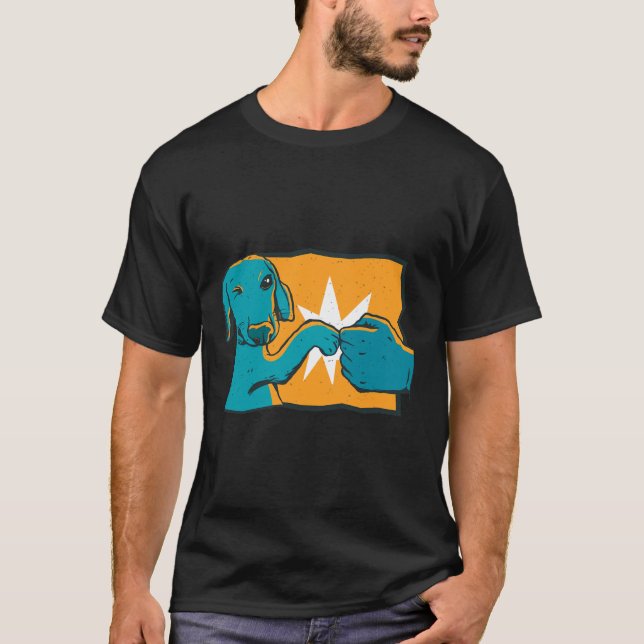T-shirt Dachshund Chien Poing Bump (Devant)