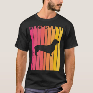 T-shirt Dachshund Chien Vintage Tee Dachshund Pour Amoureu