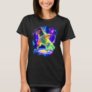 T-shirt Dachshund Chiweenie Wiener Chien Danse rétro Danse
