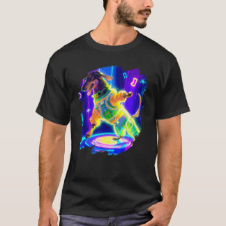 T-shirt Dachshund Chiweenie Wiener Dog Dancing Retro Dance