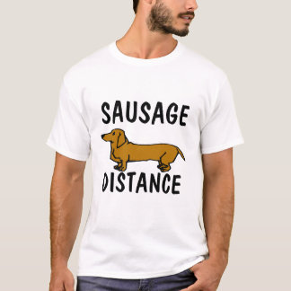 T-shirt Dachshund Comics, Stay Safe, modifier du texte,