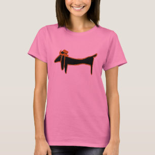 T-shirt Dachshund Cowboy