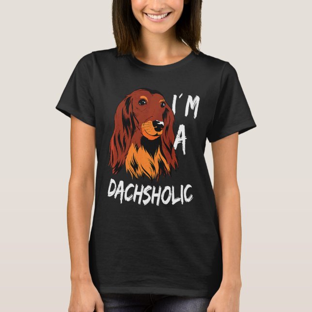 T-shirt Dachshund Dachsholic (Devant)