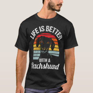 T-shirt Dachshund Dachshund Rough Haired Dachshund Pour Ch