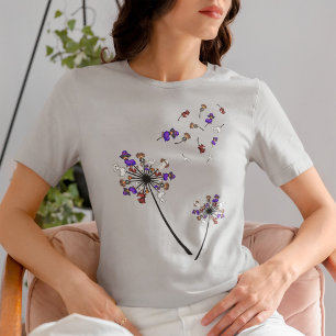 T-shirt Dachshund Dandelion Fleur Idées Costume Halloween