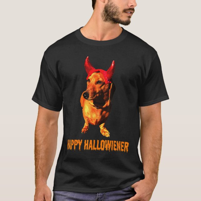 T-shirt Dachshund Devil (Devant)