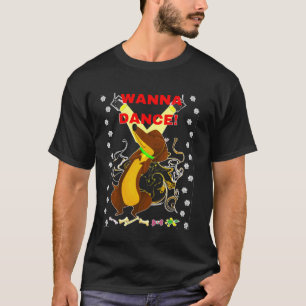 T-shirt Dachshund drôle Animateur papa Wiener Chien maman