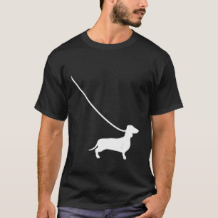T-shirt Dachshund en laisse Chien Animal Doxie Saucisse M