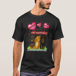 T-shirt Dachshund Funny Wiener Chien Comprendre l'amour Tr