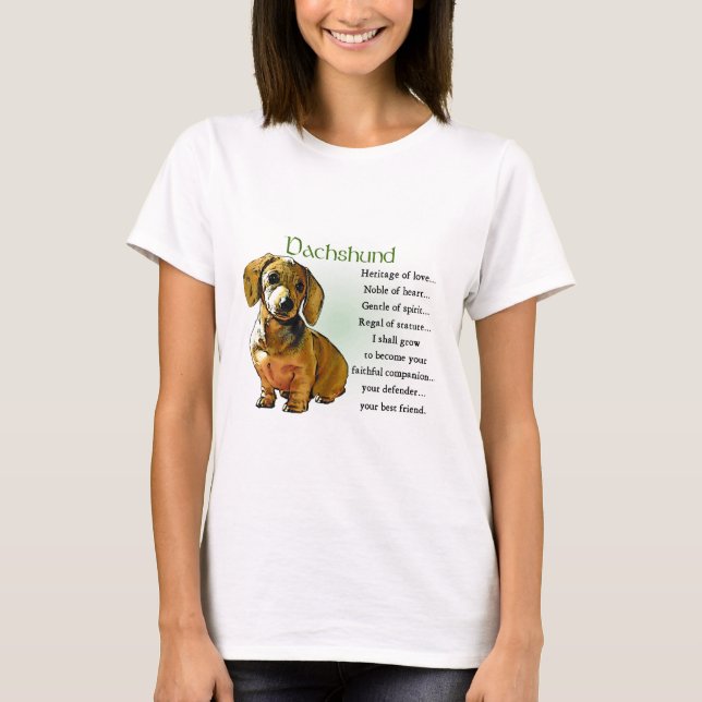 T-shirt Dachshund Gifts (Devant)