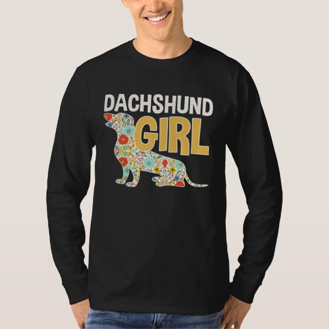 T-shirt Dachshund Girl  2 (Devant)