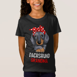 T-Shirt Dachshund Grandma Weenie Amoureux des chiens Funny