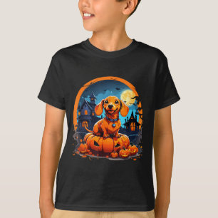 T-shirt dachshund Halloween