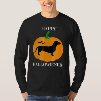 T-shirt Dachshund Halloween Happy Hallowiener
