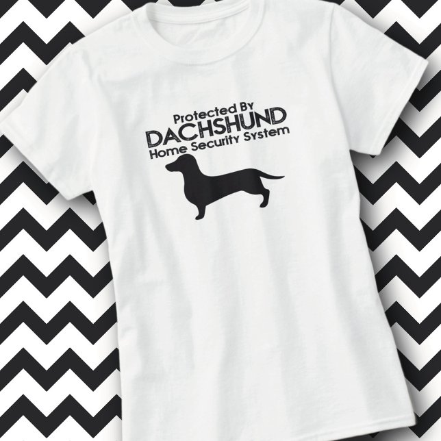T-shirt Dachshund Home Security (Créateur téléchargé)