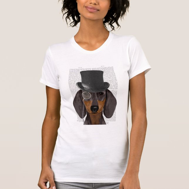 T-shirt Dachshund, Hound officiel et Casquette (Devant)