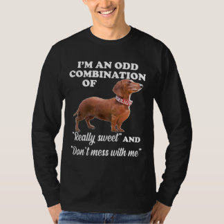 T-shirt Dachshund Je Suis Une Mêle Combinaison De Vraiment
