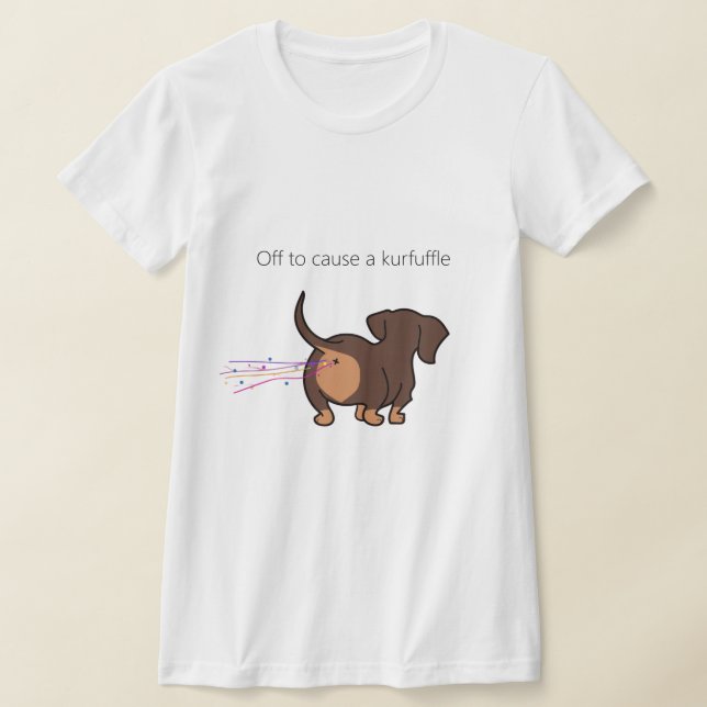T-shirt Dachshund Kurfuffle (Poser)