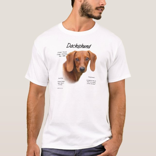 T-shirt Dachshund (lisse) (Devant)