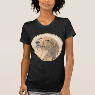 T-shirt Dachshund (Longhaerien) Peinture - Art Chien origi