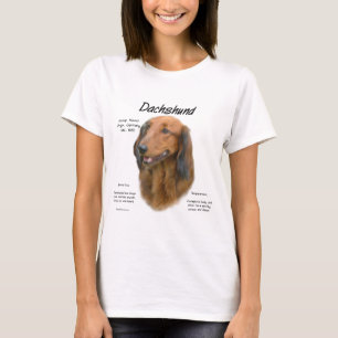 T-shirt Dachshund (longhair) Conception de l'histoire