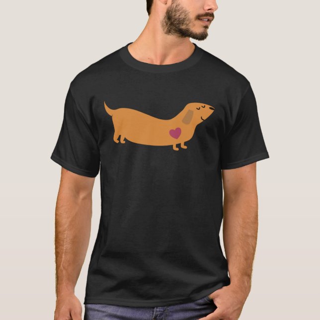 T-shirt Dachshund Love (Devant)