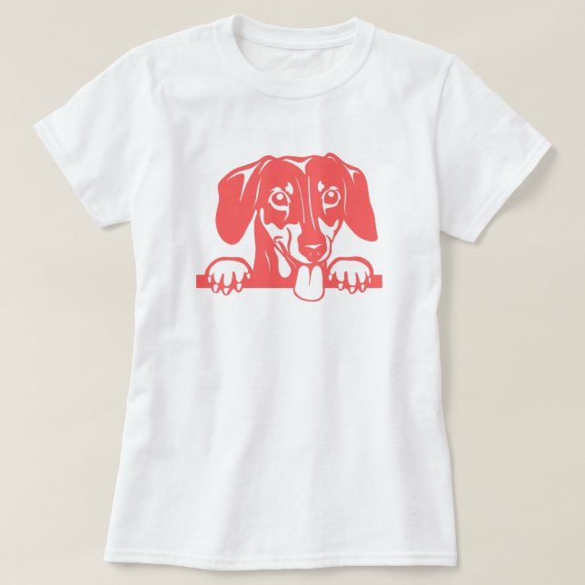 T-shirt Dachshund Love (Design devant)
