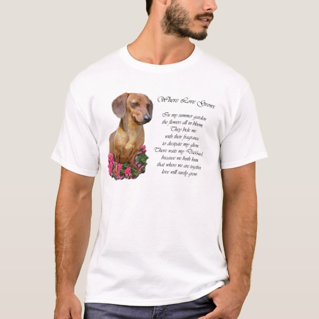 T-shirt Dachshund Lovers Cadeaux (Devant)