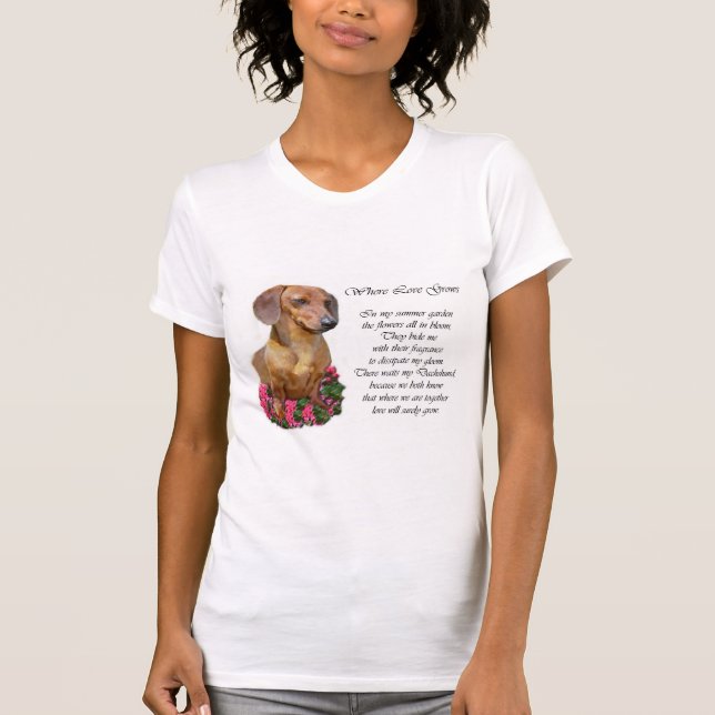 T-shirt Dachshund Lovers Cadeaux (Devant)