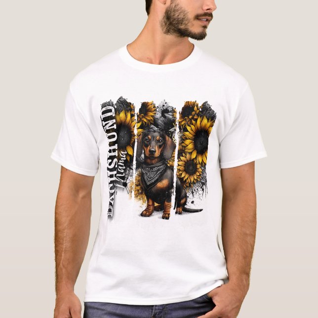 T-shirt Dachshund Mama  (Devant)