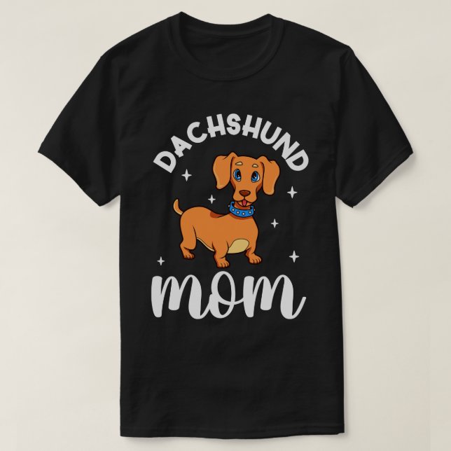 T-shirt Dachshund Maman Dachshund (Design devant)