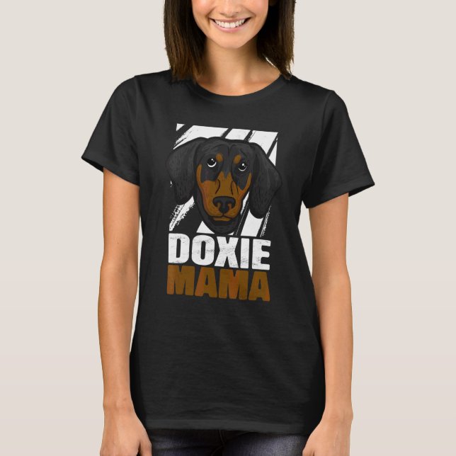T-shirt Dachshund Maman Doxie Mama (Devant)