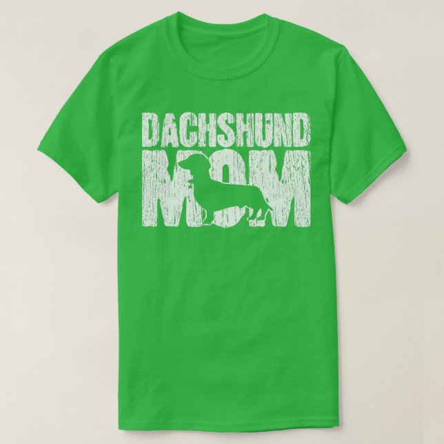 T-shirt Dachshund Maman Wiener Weiner Doxie Mama Fête des  (Design devant)