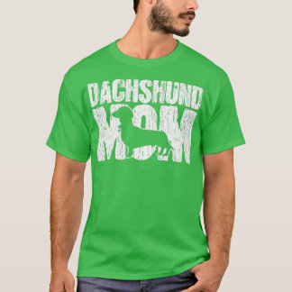T-shirt Dachshund Maman Wiener Weiner Doxie Mama Fête des