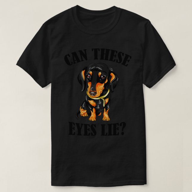 T-shirt Dachshund mignon chien (Design devant)