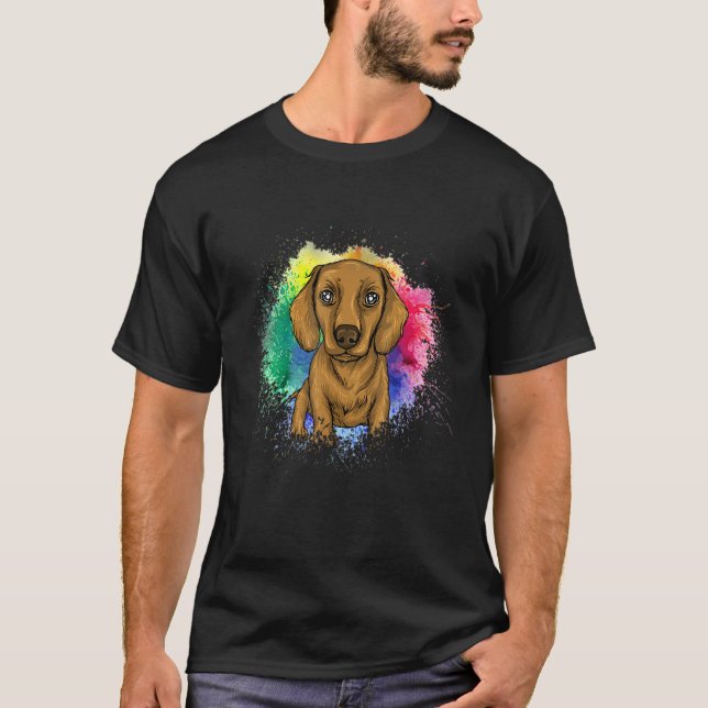 T-shirt Dachshund Owner Sausage Dog Doxie Wiener Women Dac (Devant)