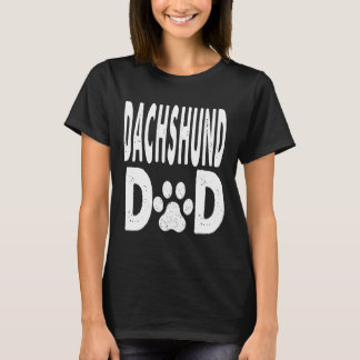 T-shirt Dachshund Papa Propriétaire du chien
