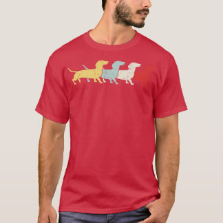 T-shirt Dachshund Retro Vintage