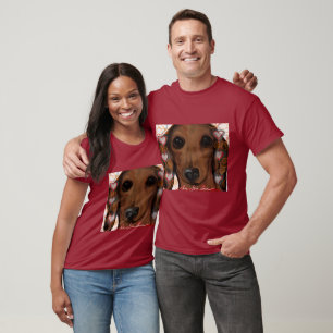T-shirt Dachshund Rouge