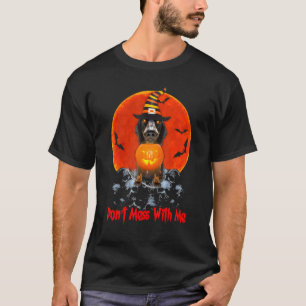 T-shirt Dachshund Saucisse Chien Avec Lampe Citrouille